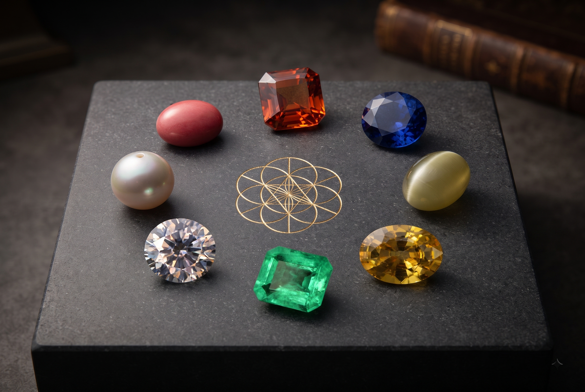 Natural Gemstones for Each Zodiac Sign Complete Jyotish Guide ManiMonk