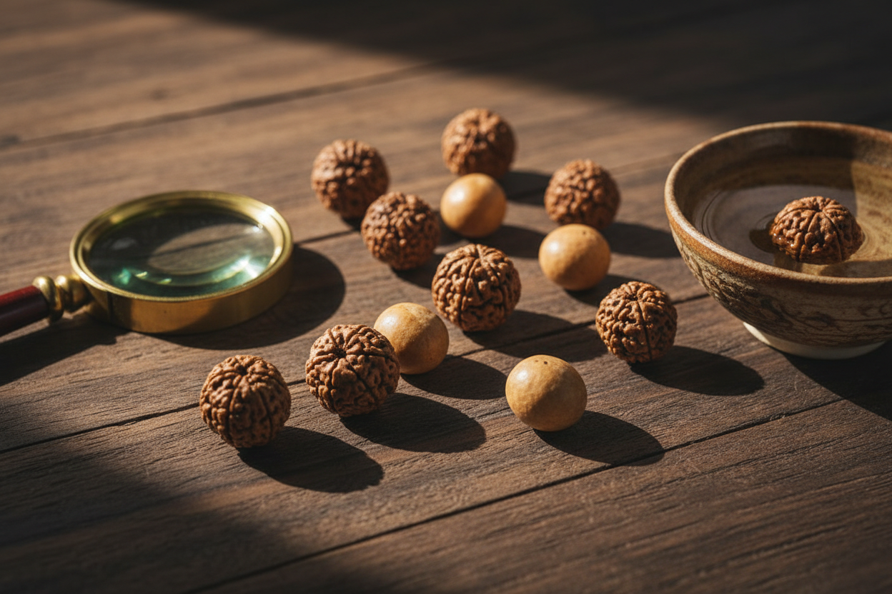 How to Spot Fake Rudraksha 7 Tests Every Buyer Must Know ManiMonk Guide