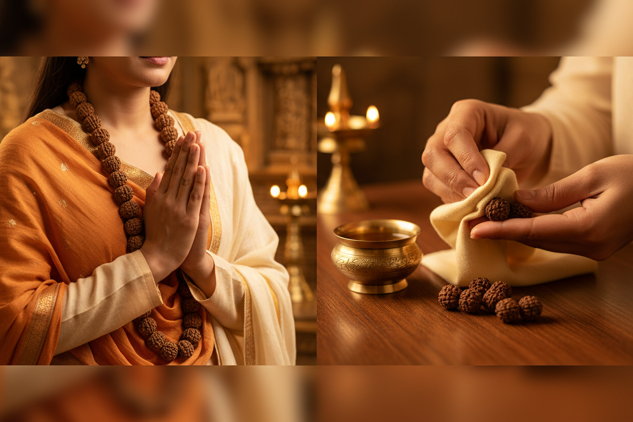 How to Wear and Care for Your Rudraksha Mala - ManiMonk