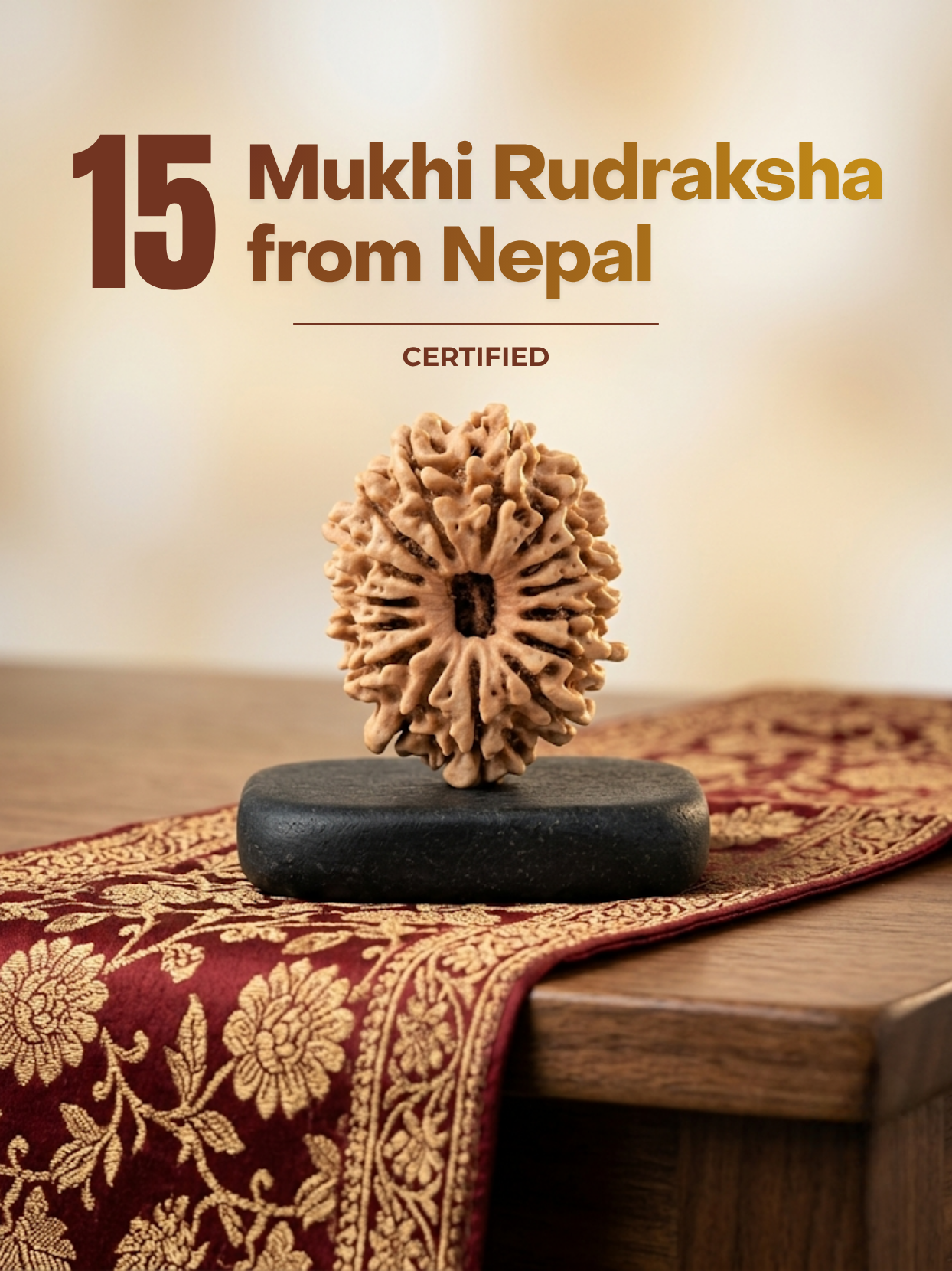 15 Mukhi Nepal Rudraksha