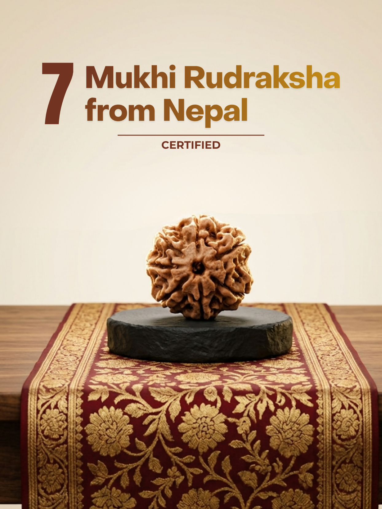 7 Mukhi Nepal Rudraksha