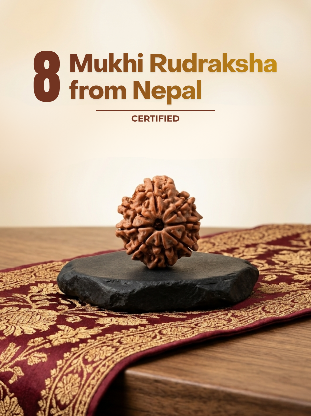 8 Mukhi Nepal Rudraksha
