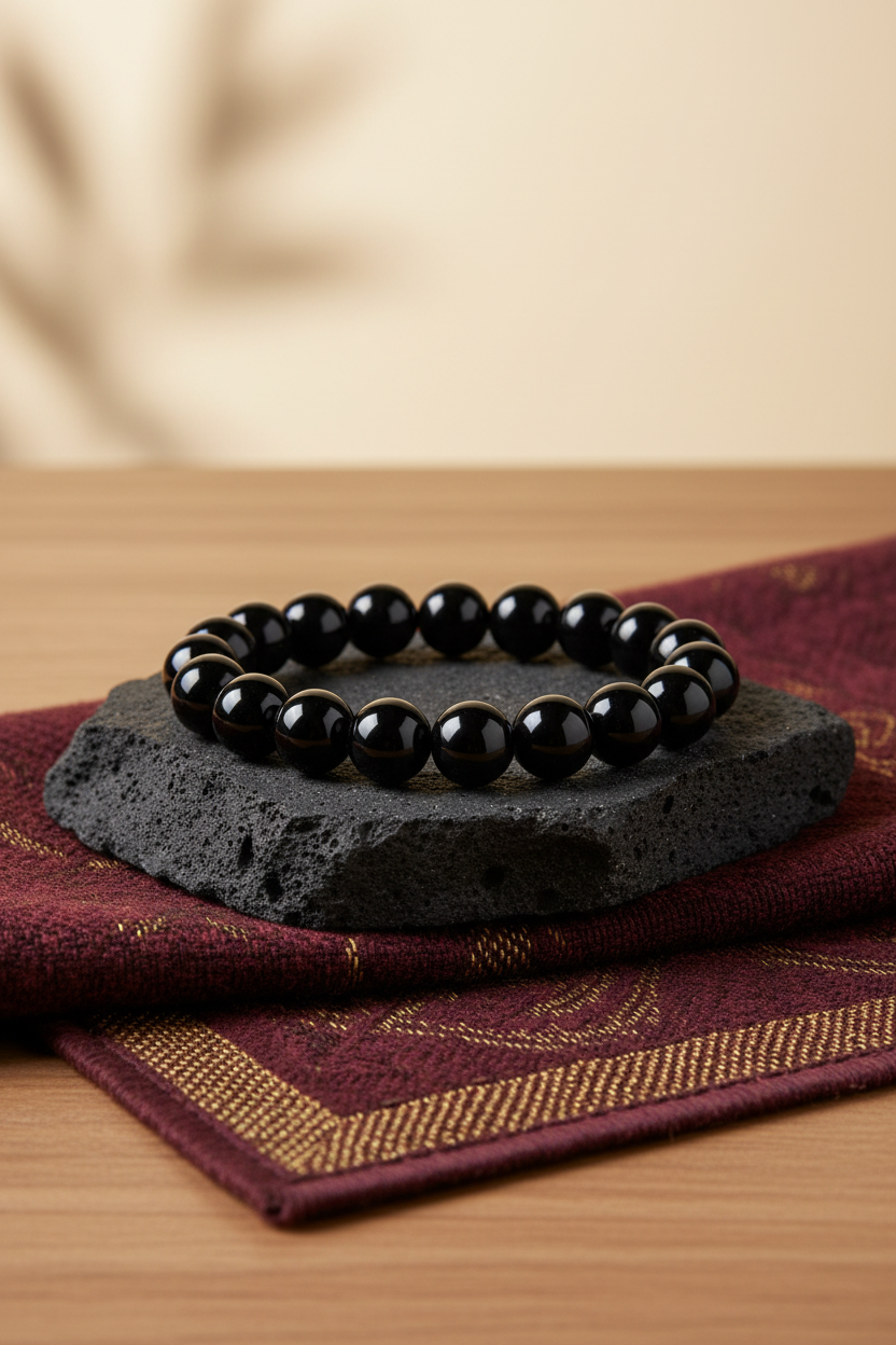 Black Obsidian Bracelets - ManiMonk