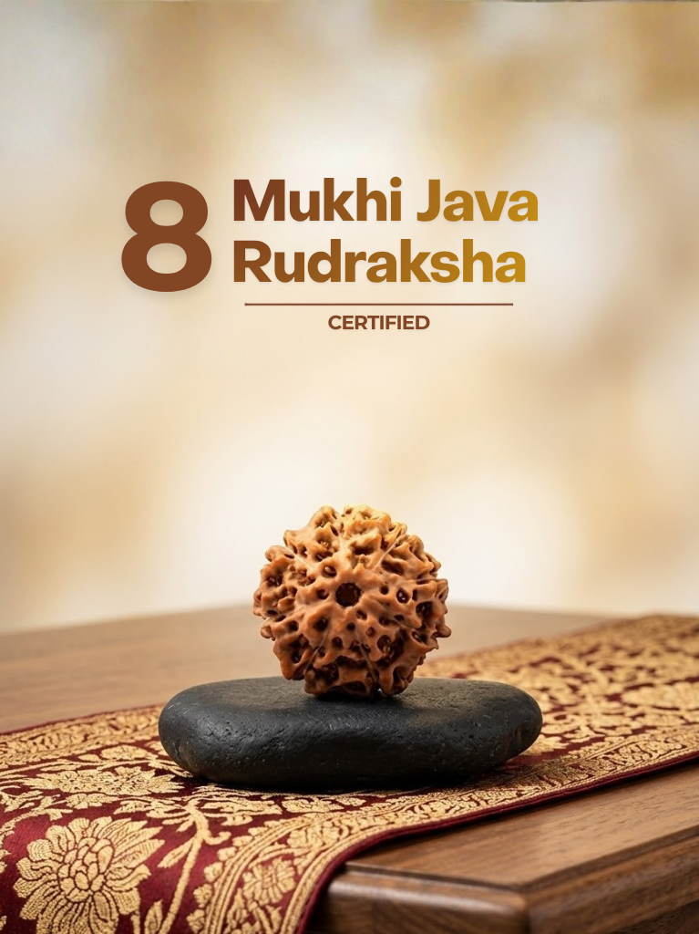 8 Mukhi Java Rudraksha - ManiMonk