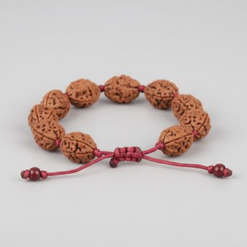 2 Mukhi Moon Bracelet-Silver Caps