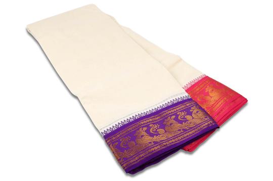 Puja DhotiXII-Peacock
