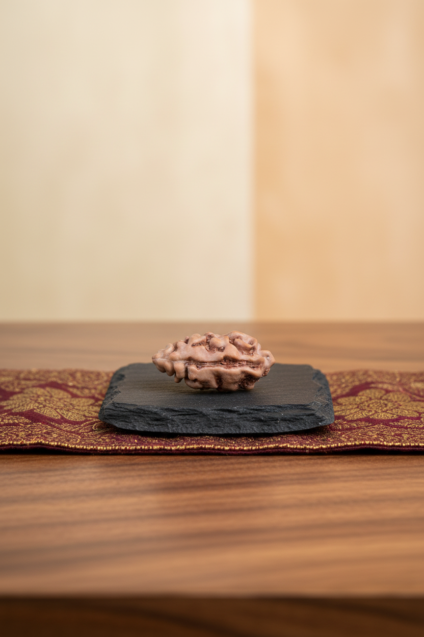 1 Mukhi Rudraksha 12mm Regular Luxury Product Photography