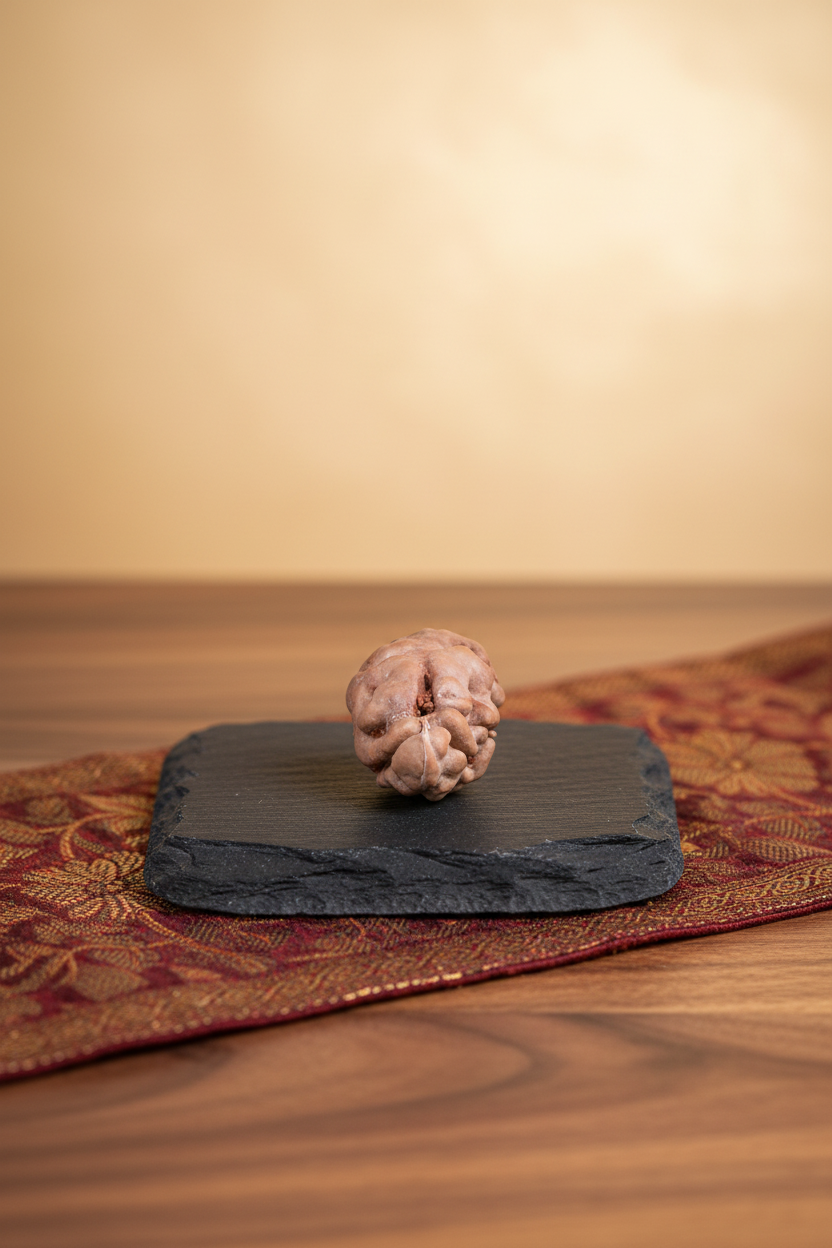 1 Mukhi Rudraksha 12mm Regular Luxury Product Photography