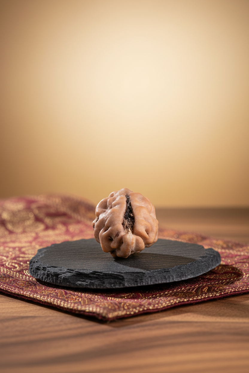1 Mukhi Rudraksha Luxury Product Photography
