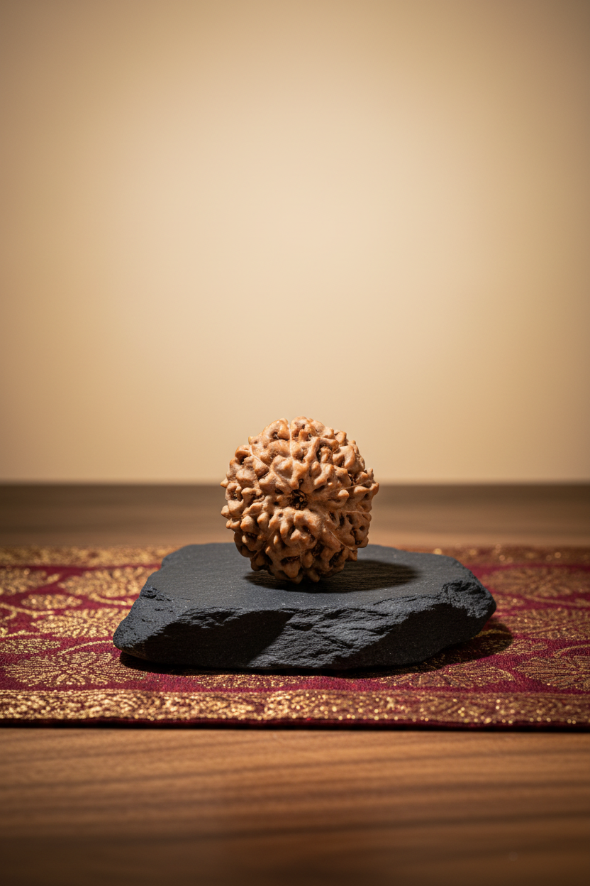 10 Mukhi Premium Java Indonesian Rudraksha Bead 18mm | Large - ManiMonk