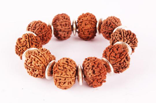 9 Mukhi Durga Shakti Bracelet-Collector-Silver Chakri