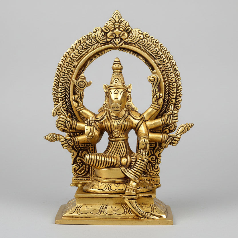 Goddess Varahi Brass Idol