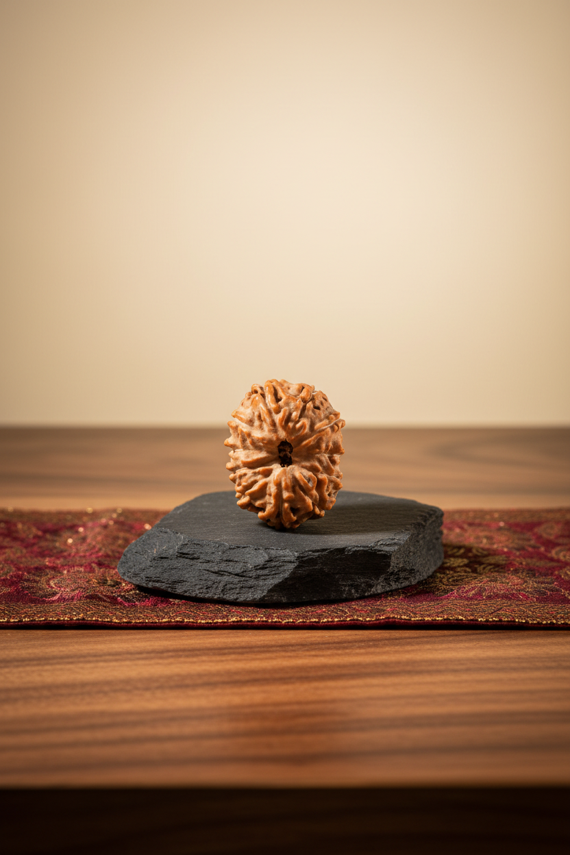 Premium Java Indonesian 11 Mukhi Rudraksha Bead 19mm | Large - ManiMonk