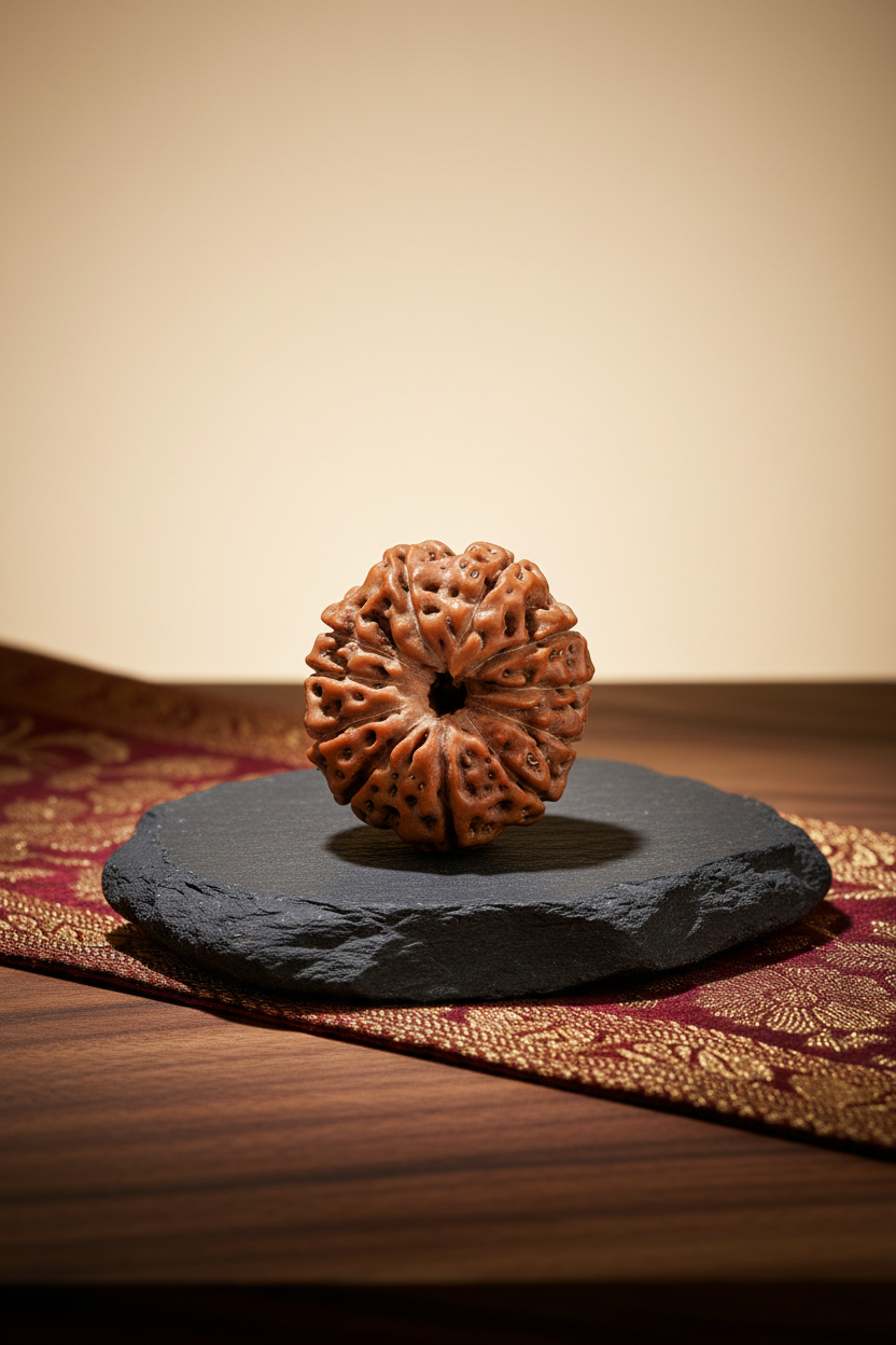 11 Mukhi Java Rudraksha Bead 21mm | Collector Grade - ManiMonk