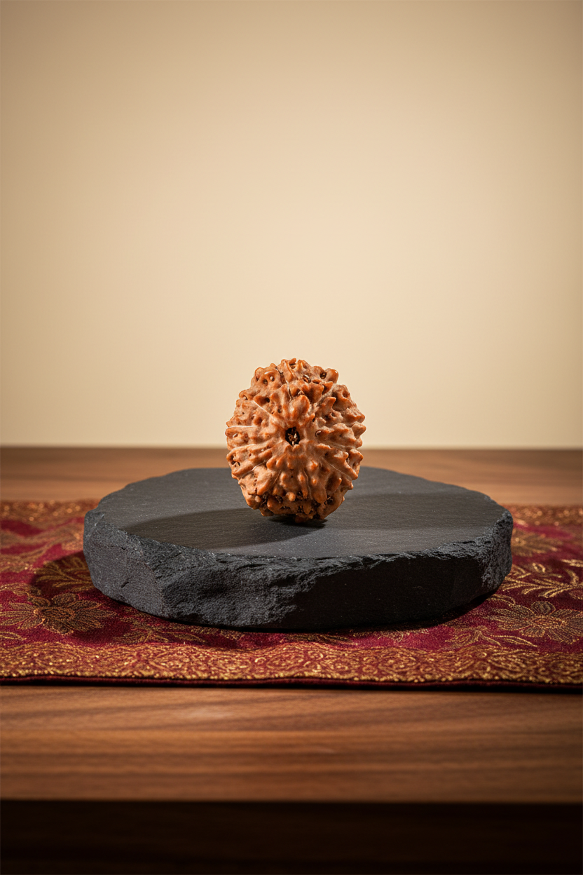 11 Mukhi Rudraksha Bead 15mm Java | Ekadash Rudra | Small - ManiMonk