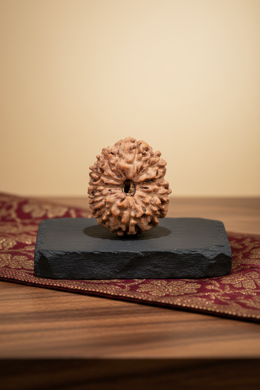 11 Mukhi Rudraksha 21mm Collector Luxury Product Photography
