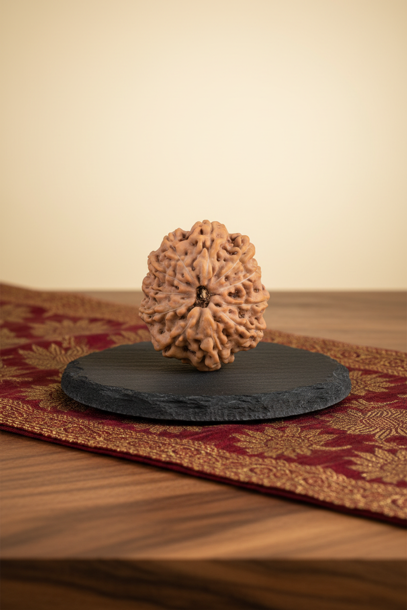 11 Mukhi Rudraksha 21mm Collector Luxury Product Photography