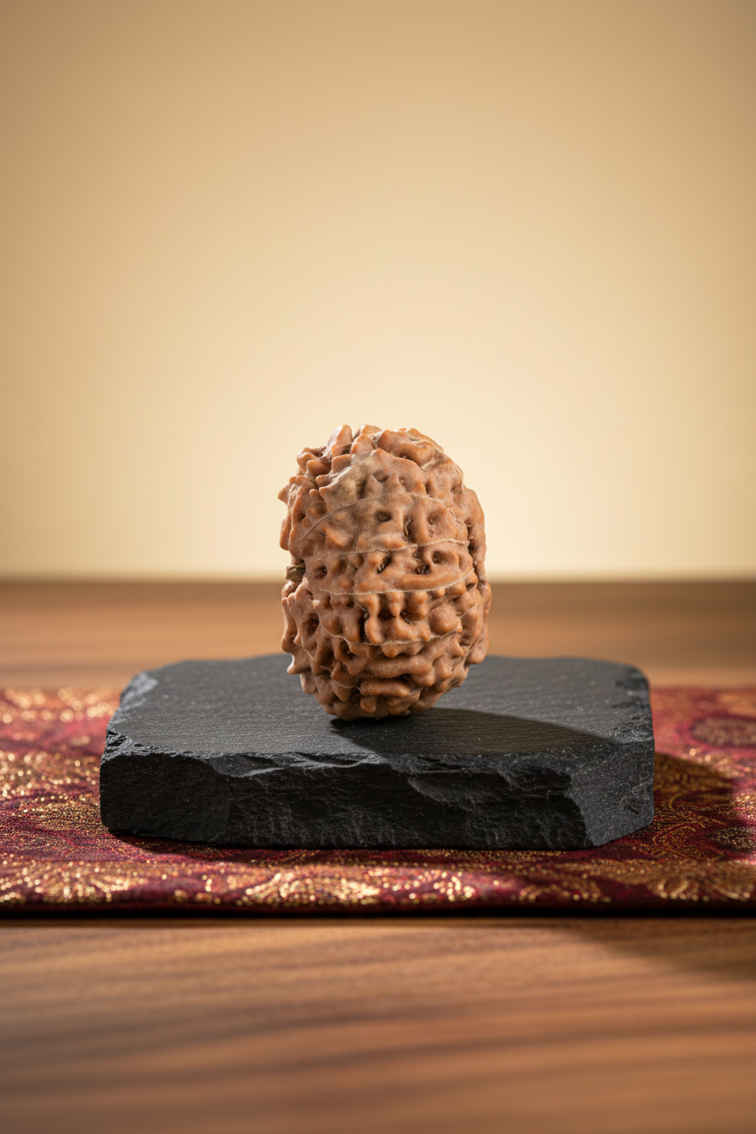 11 Mukhi Rudraksha 21mm Collector Luxury Product Photography