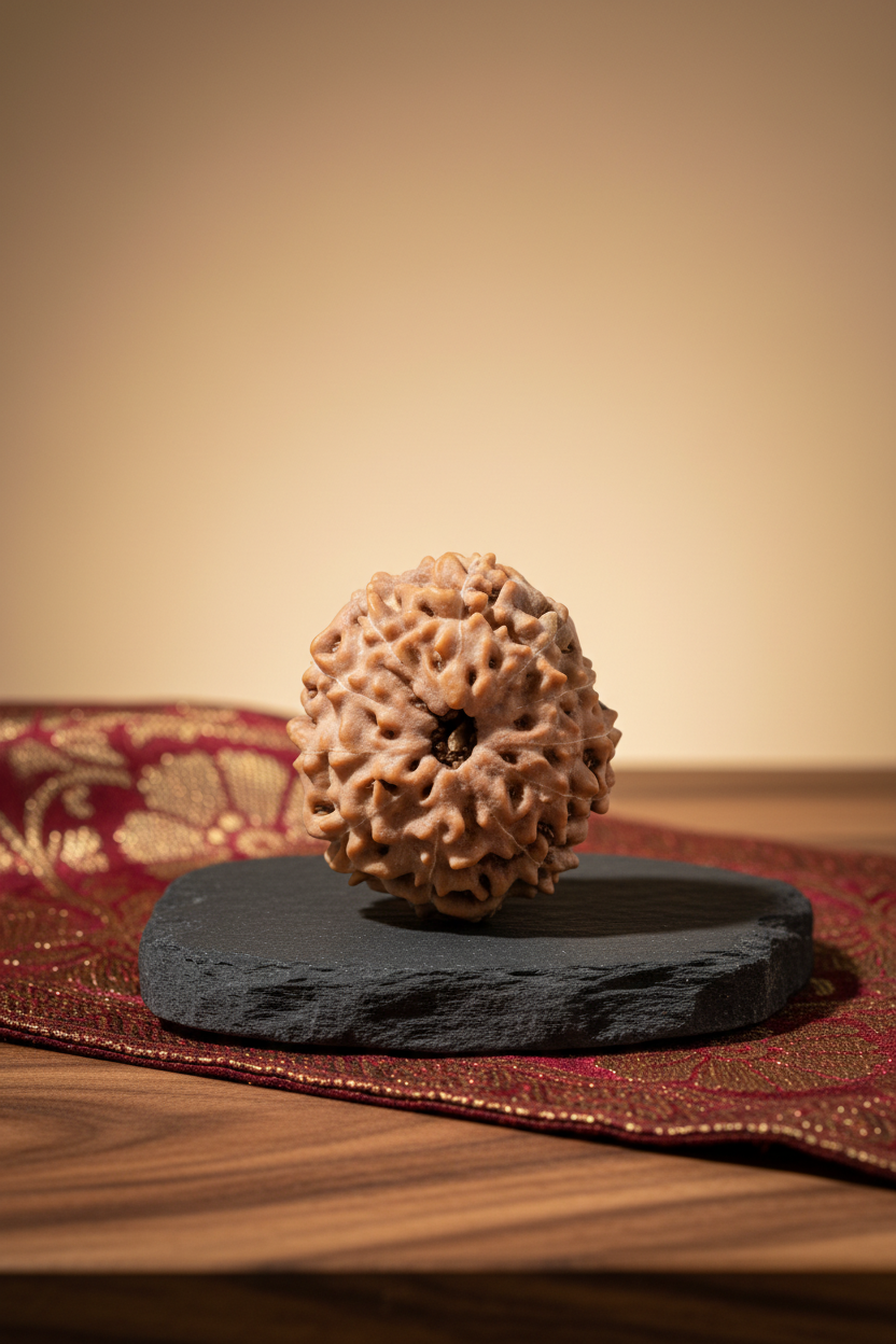 11 Mukhi Rudraksha 21mm Collector Luxury Product Photography