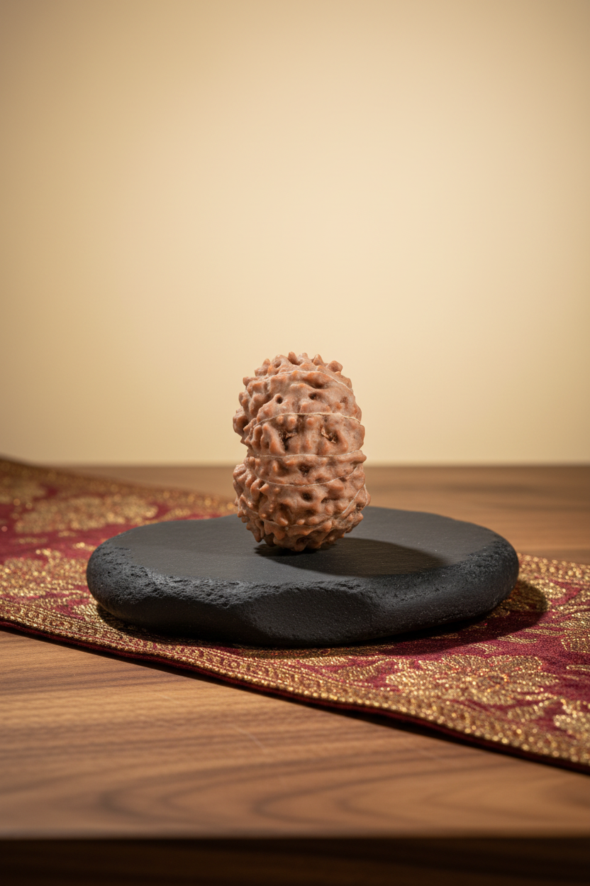 11 Mukhi Rudraksha 22mm Collector Luxury Product Photography