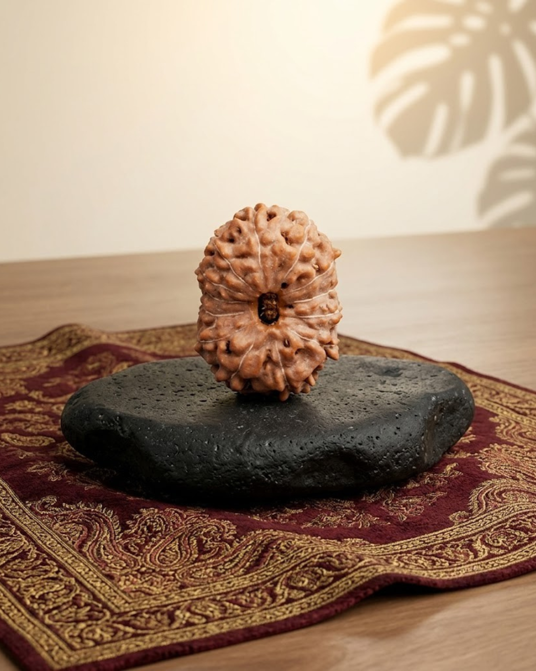 Premium Java Indonesian 13 Mukhi Rudraksha Bead - 20 mm Large - ManiMonk