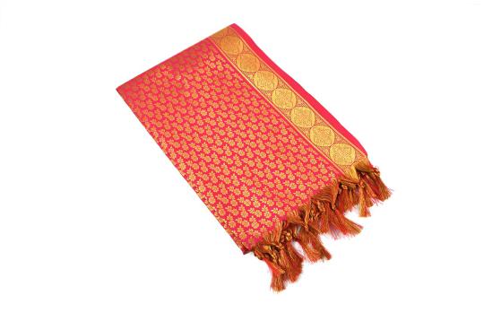 Art Silk Shawl Design VI-Green