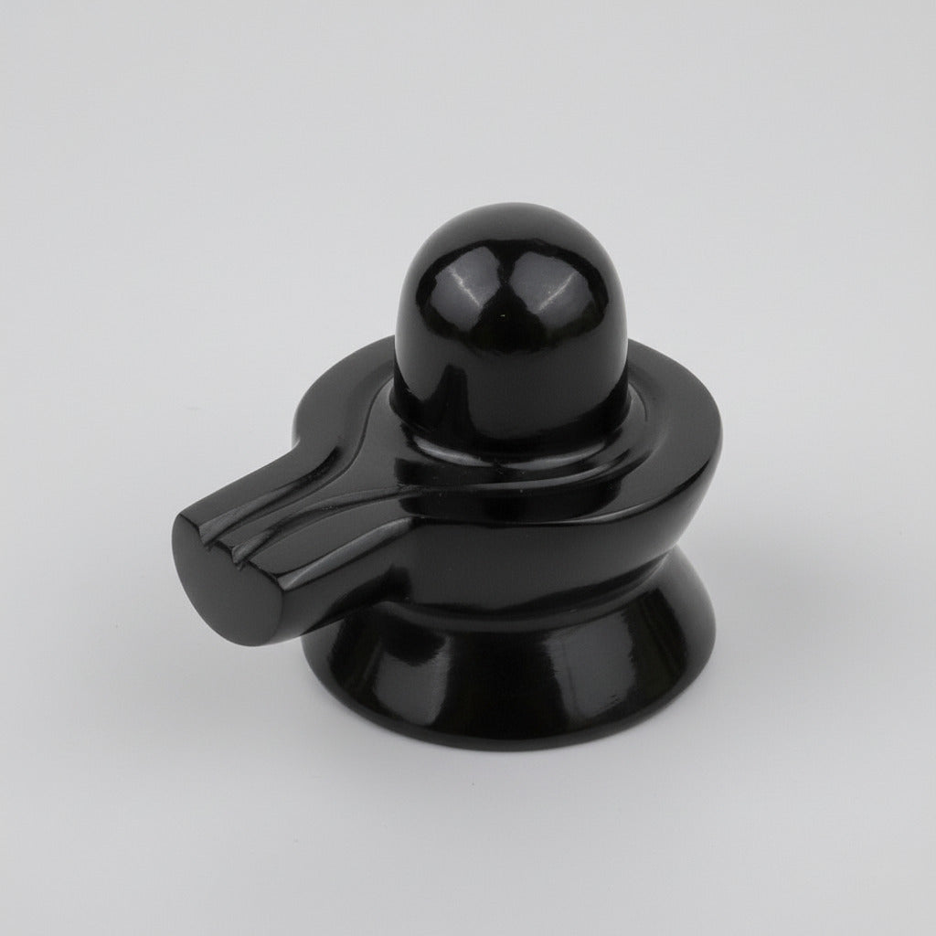 Black Agate Shivaling 100 to 110 gms