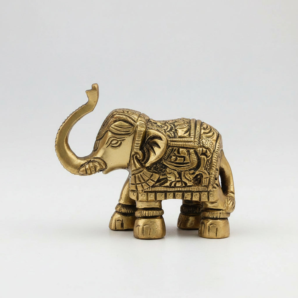 Elephant Vastu Brass Idol