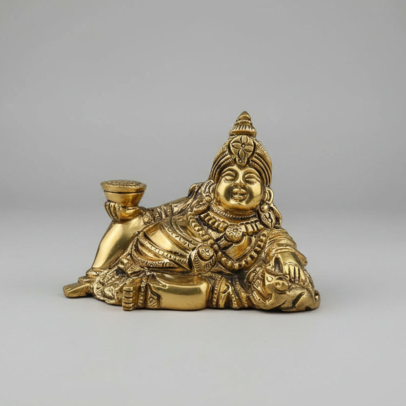 Brass Kuber Statue