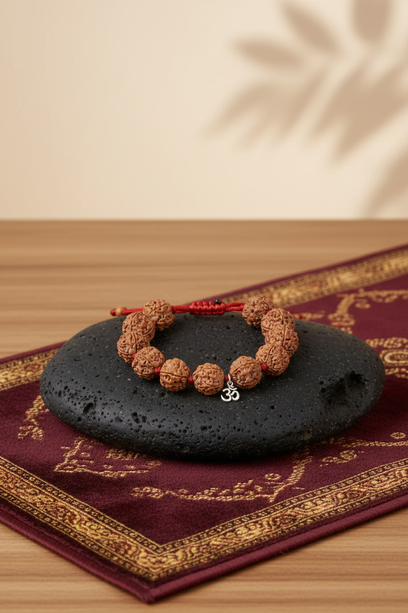 4 Mukhi Nepal Rudraksha Beads Bracelet