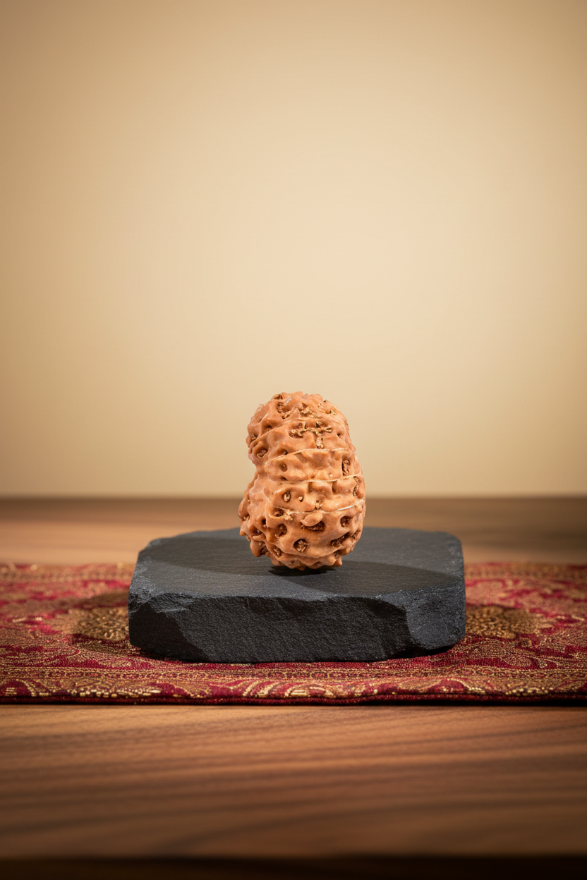 12 Mukhi Java Rudraksha 19mm Large Luxury Product Photography