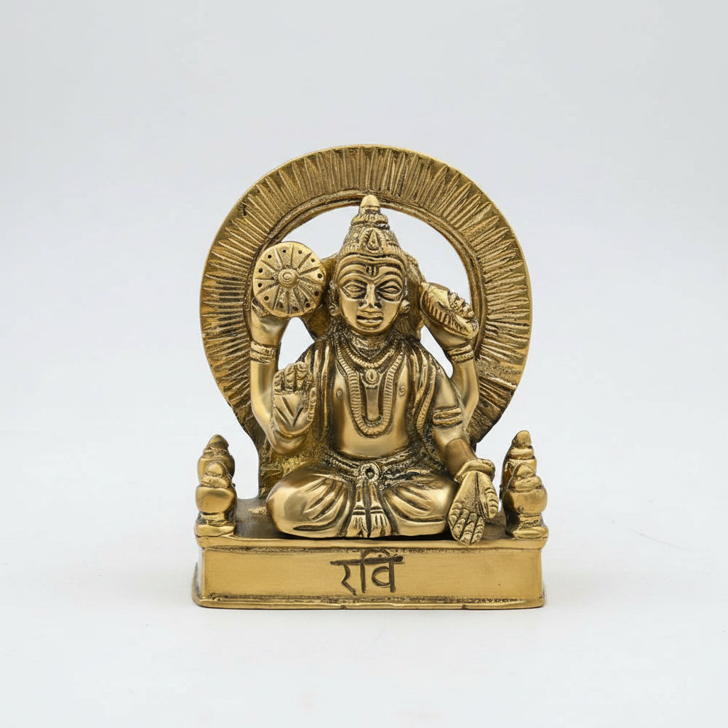 Lord SuryaSun) Brass Idol