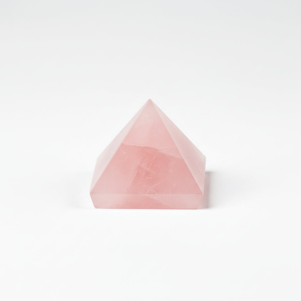 Rose Quartz Pyramid-Set of 4