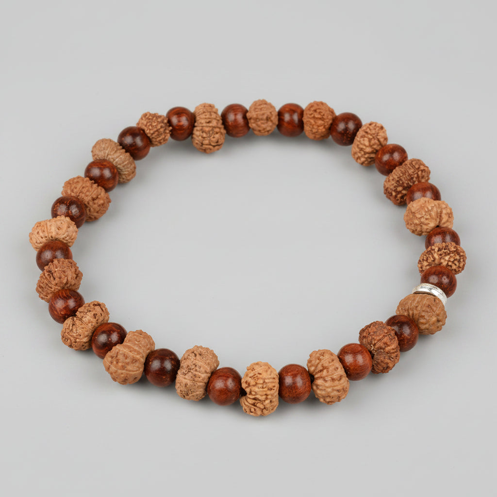 12 Mukhi and Red Sandalwood Bracelet