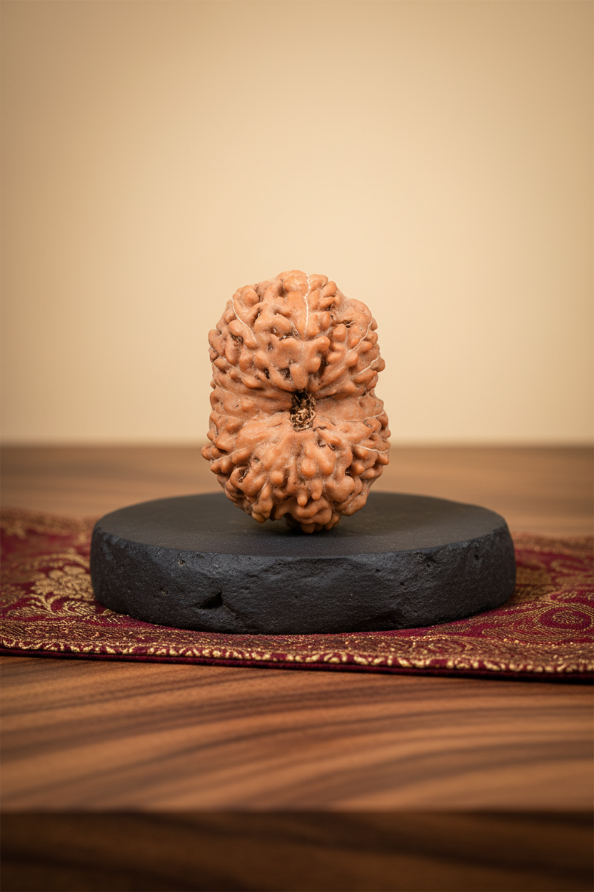 13 Mukhi Java Rudraksha 23mm Super Collector Luxury Product Photography
