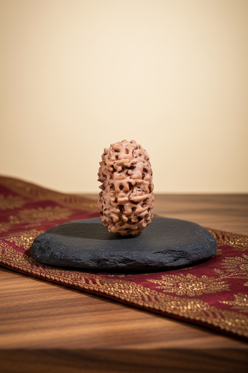 13 Mukhi Java Rudraksha 23mm Super Collector Luxury Product Photography