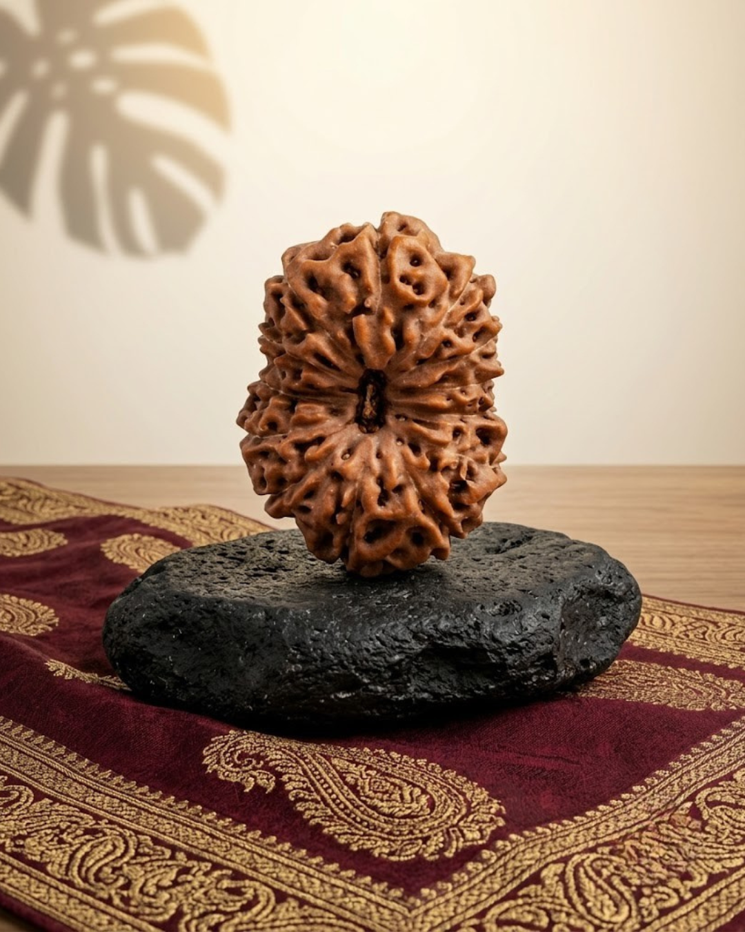 Premium Java Indonesian 13 Mukhi Rudraksha Bead - 23 mm Super Collector - ManiMonk