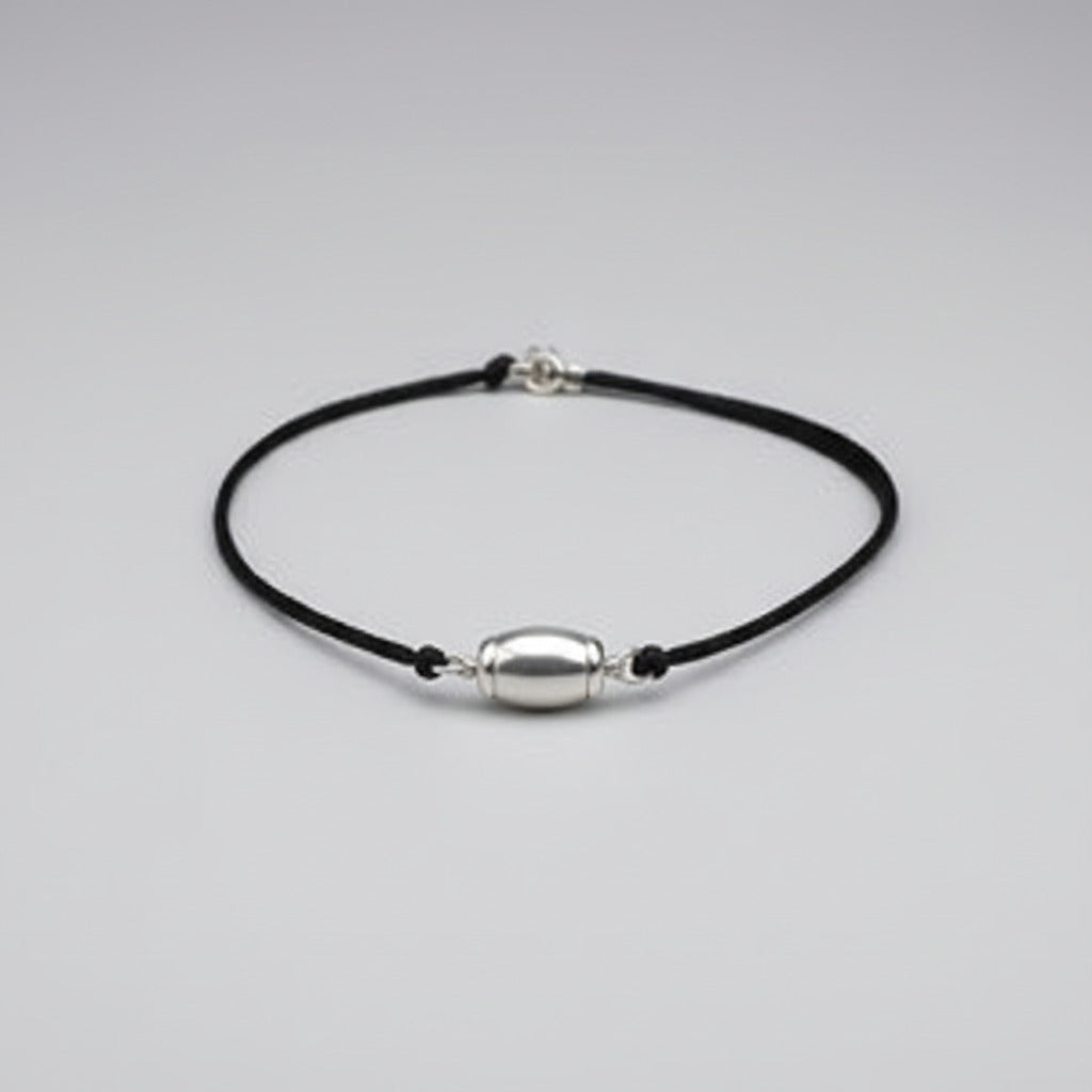 Barrel Parad Gutika 925 Silver Caps Thread Pendant-11 mm