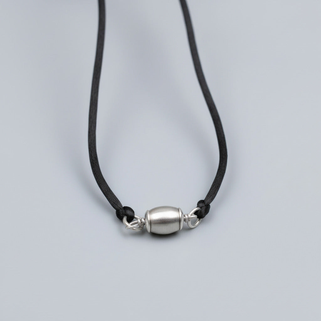 Barrel Parad Gutika 925 Silver Caps Thread Pendant-17 mm