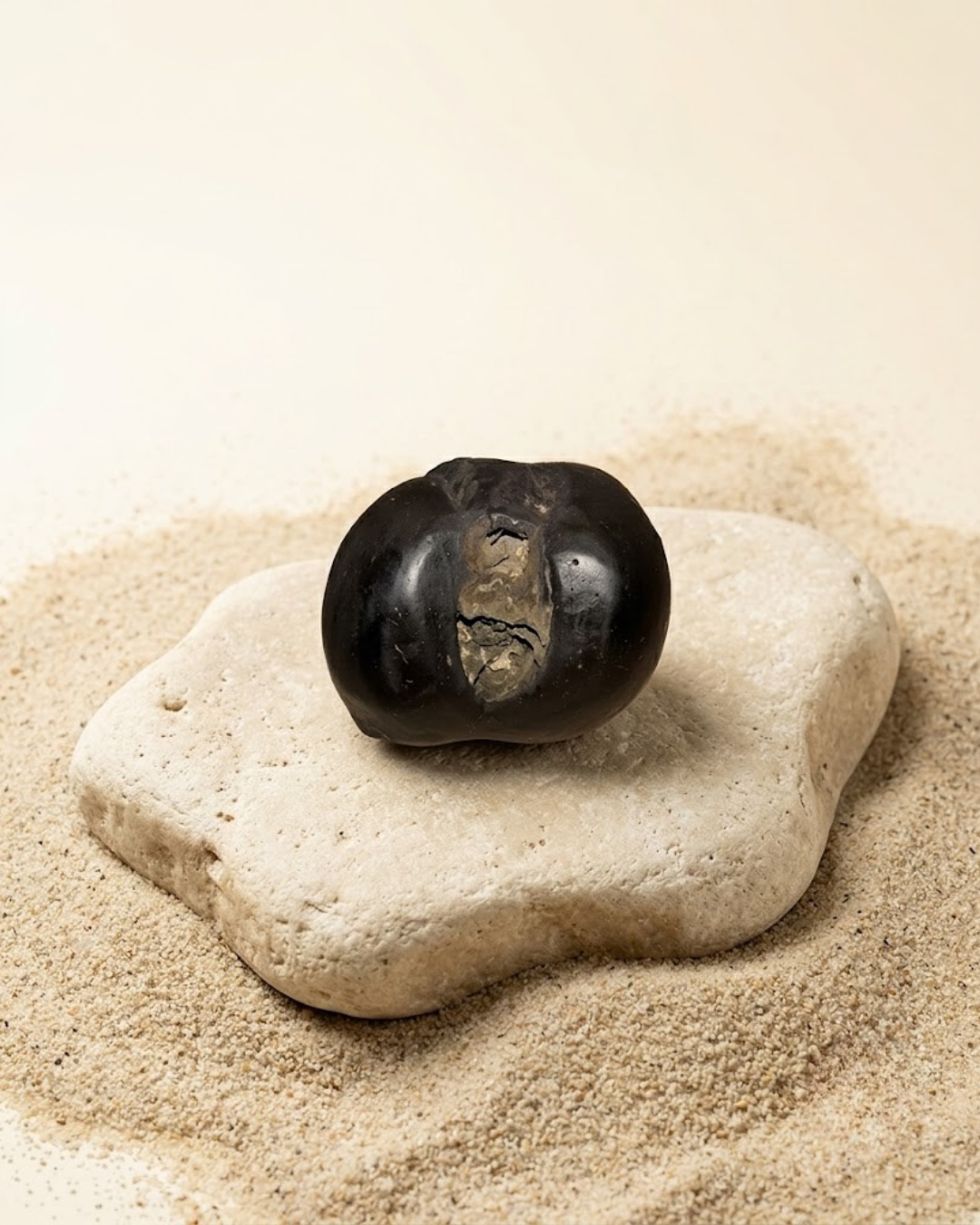 Kurma Vishnu Shaligram Shila - Original Sacred Stone - ManiMonk