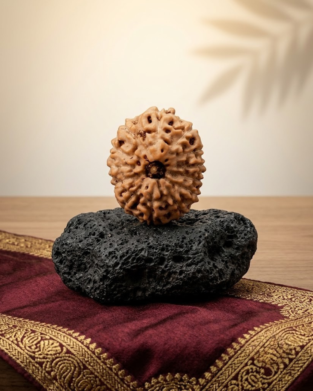 13 Mukhi Premium Java Indonesian Rudraksha Bead 19 mm Large - ManiMonk