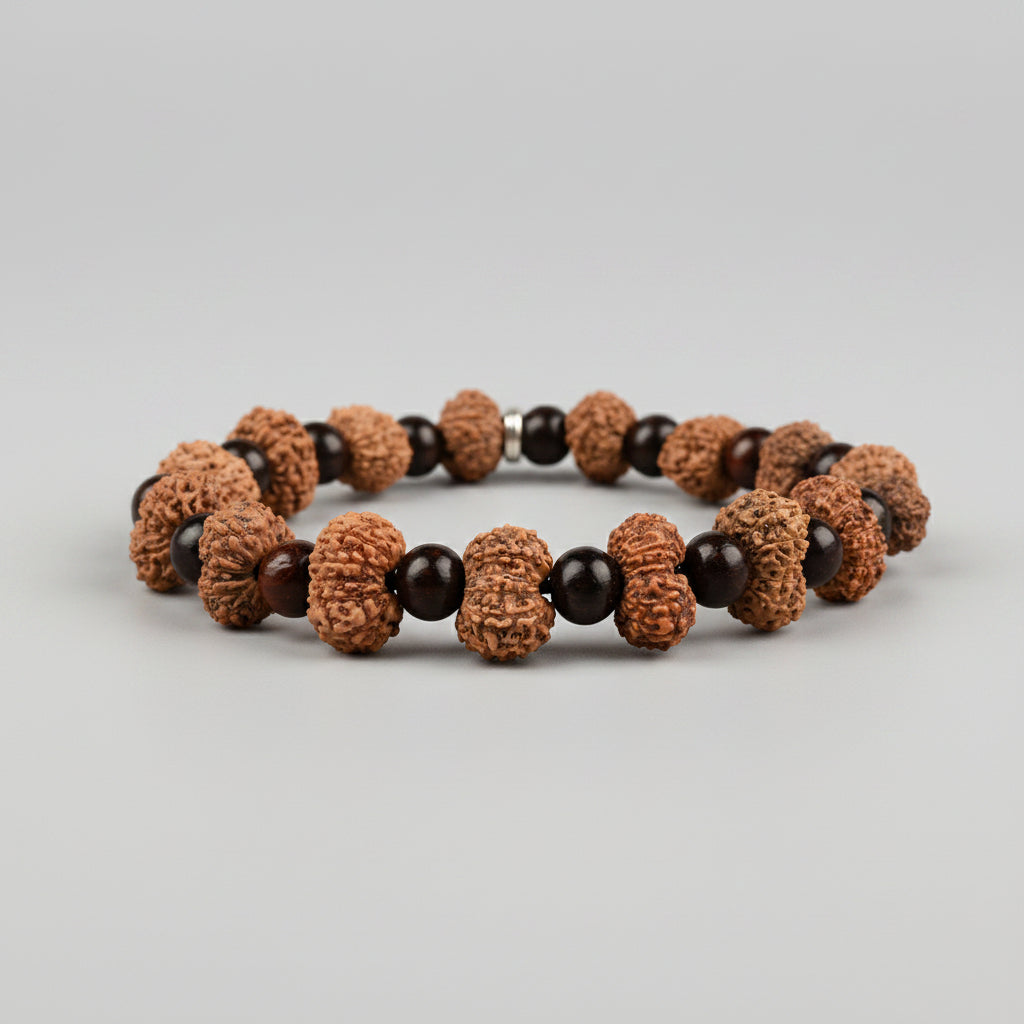 13 Mukhi and Red Sandalwood Bracelet