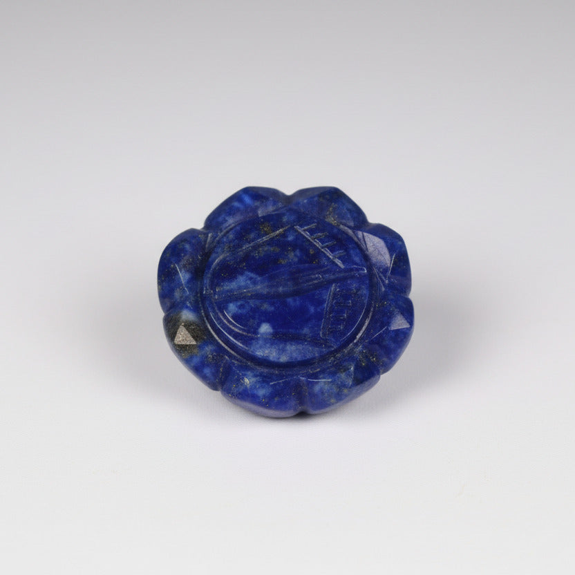 Laxmi Charan in Lapis lazuli - 50 to 60 gms