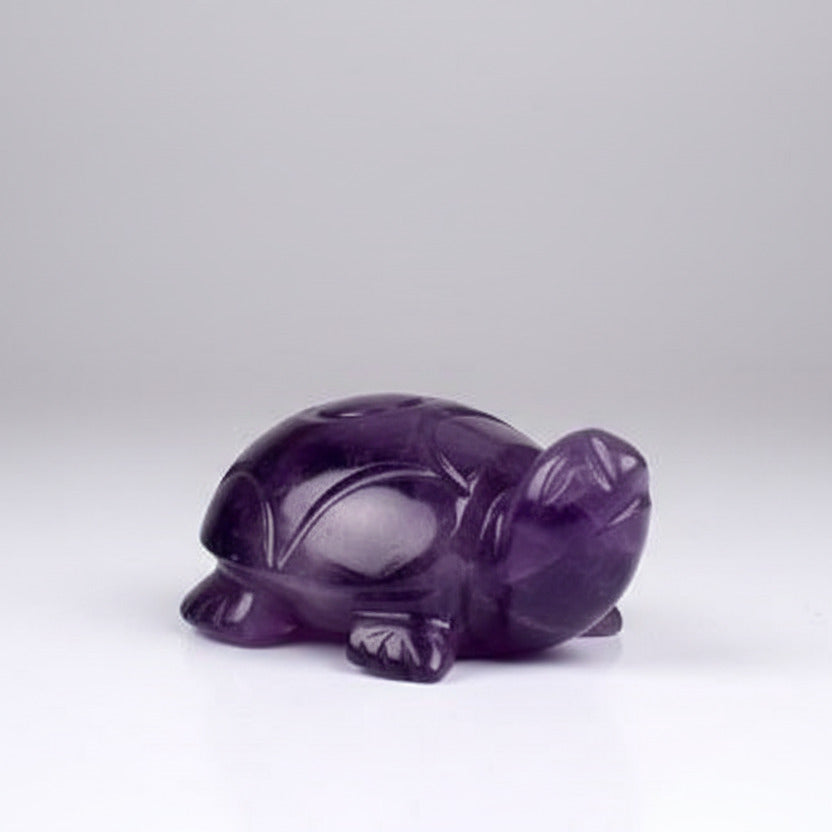 Amethyst Turtle (Kurma) - 56 gms