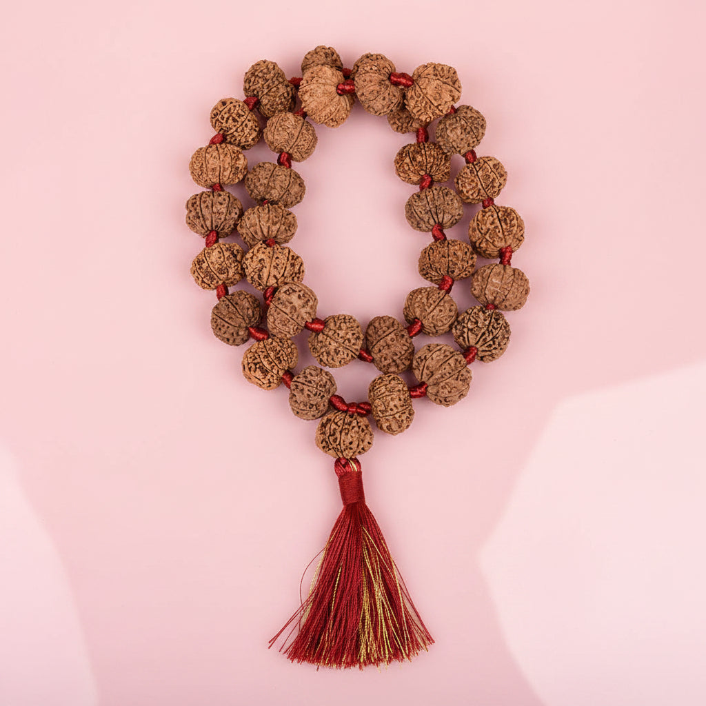 14 Mukhi Nepali Rudraksha Kantha Mala