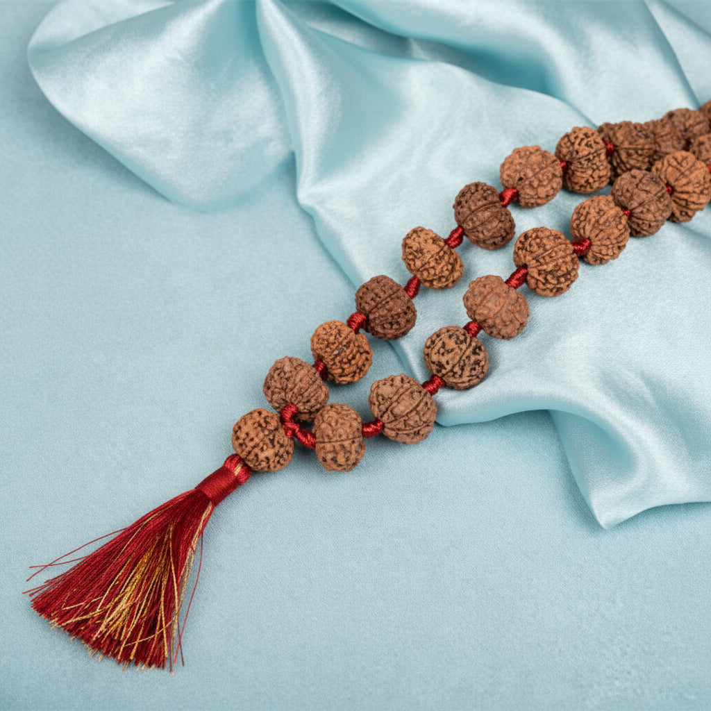 14 Mukhi Nepali Rudraksha Kantha Mala
