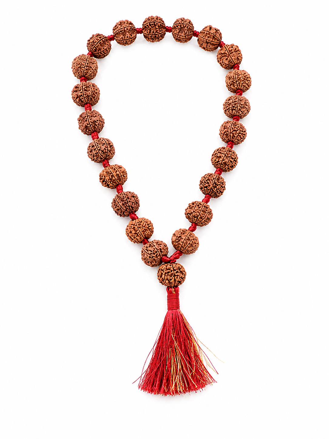 14 Mukhi Nepali Rudraksha Kantha Mala | Authentic Dev Indra Bead Mala
