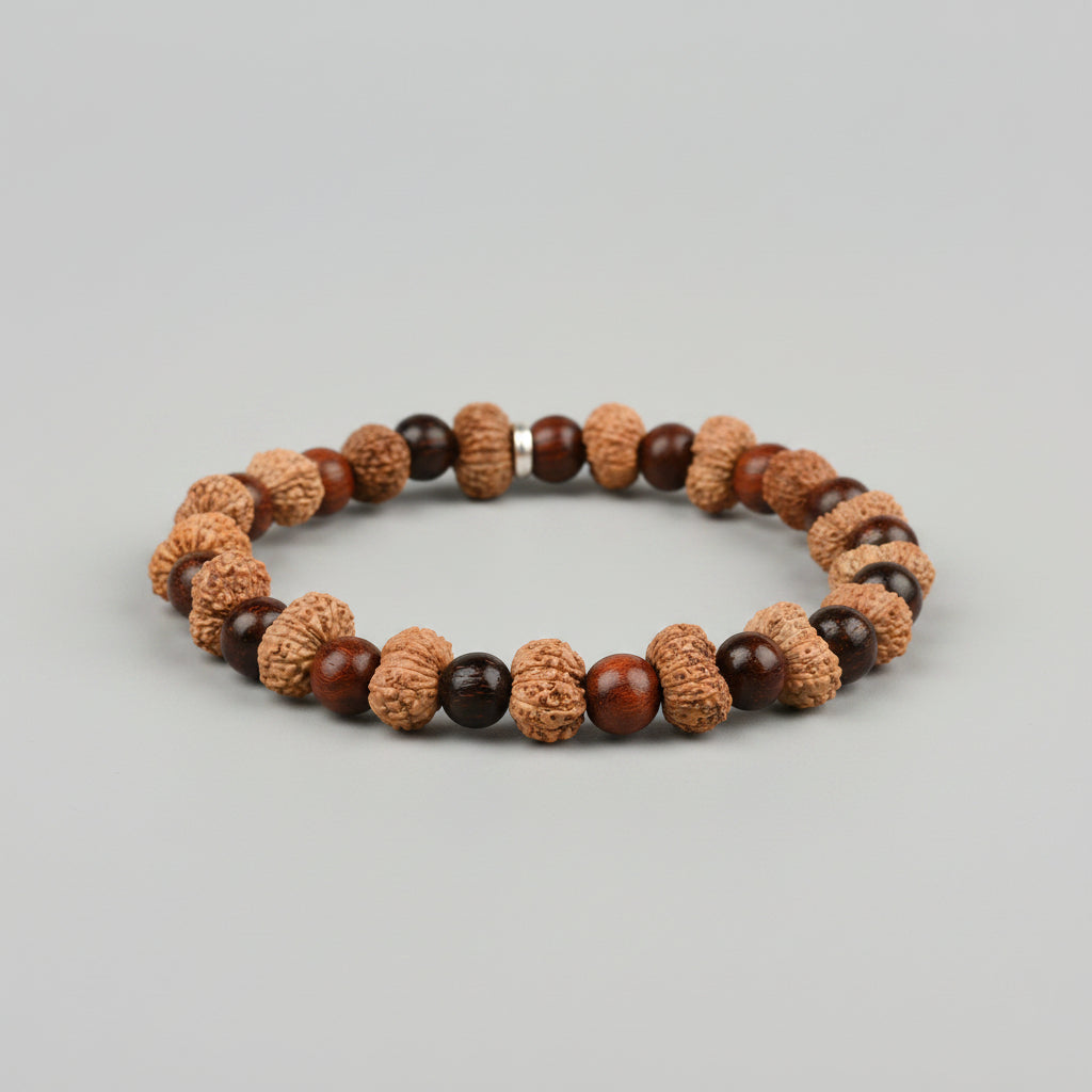 14 Mukhi and Red Sandalwood Bracelet