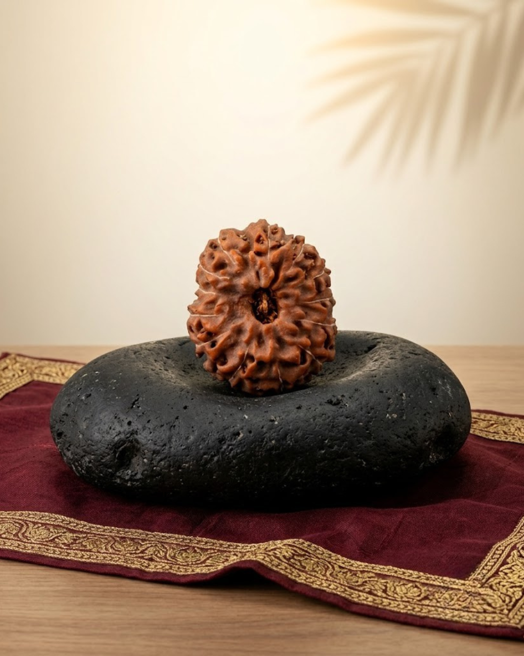 Premium Java Indonesian 13 Mukhi Rudraksha Bead - 21 mm Collector Grade - ManiMonk