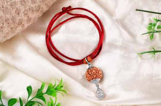 Laxmi Pendant (Nepal)-Small-(+ RRST Gems)